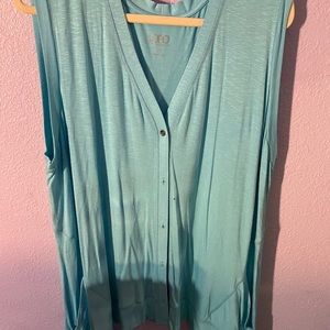 2x Logo vest blue never worn